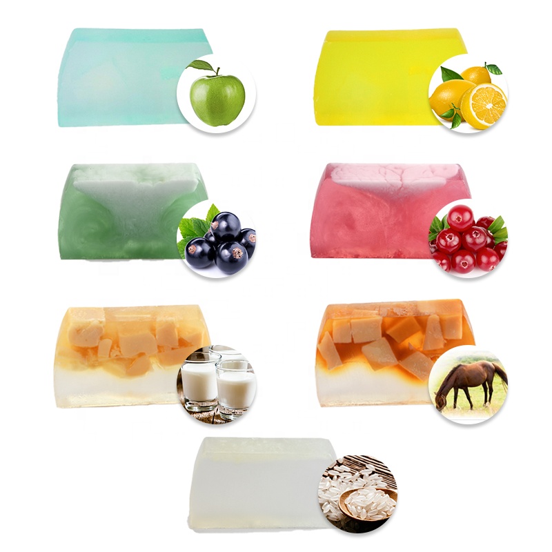 Natural lemon glycerin soap essential oil soap Moisturizing and whitening fruit soap
