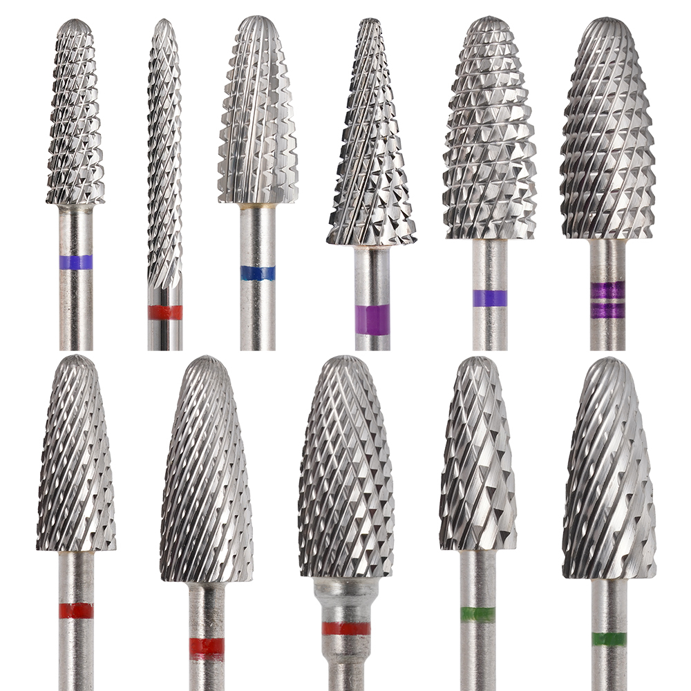 Factory Wholesale Tungsten Carbide Nail Drill Bit Upgrade Tapered Bit Quick Remove Nail Acrylic Manicure Nail Salon Tools