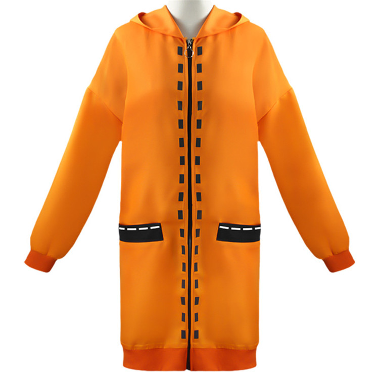 Kakegurui компульсивный игрок Оранжевый кролик длинное пальто Косплей костюмы Yomotsuki Runa куртка халат аниме костюмы