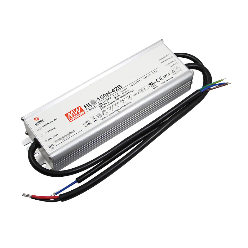 Оригинальный HL-150H-42B 150 Вт 42В 0-10V затемнения светодиодный драйвер Meanwell