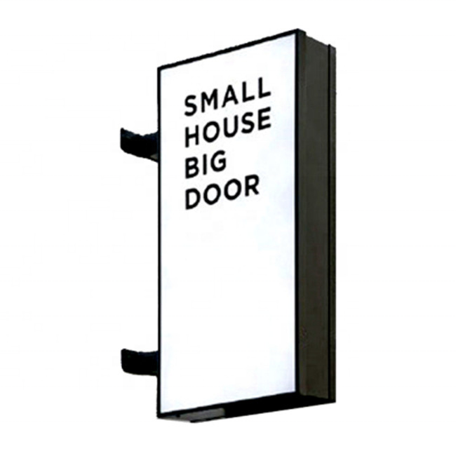 Wall mount round light box in blank ready to custom designlamp post signage light box led frame outdoor advertising