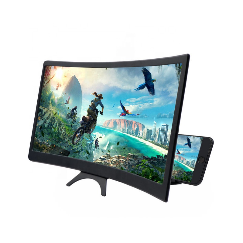 New Product Curved Screen 3D Movie Video Amplifier Generous Cell Phone Screen Magnifier Mobile Phone For Cell Phone