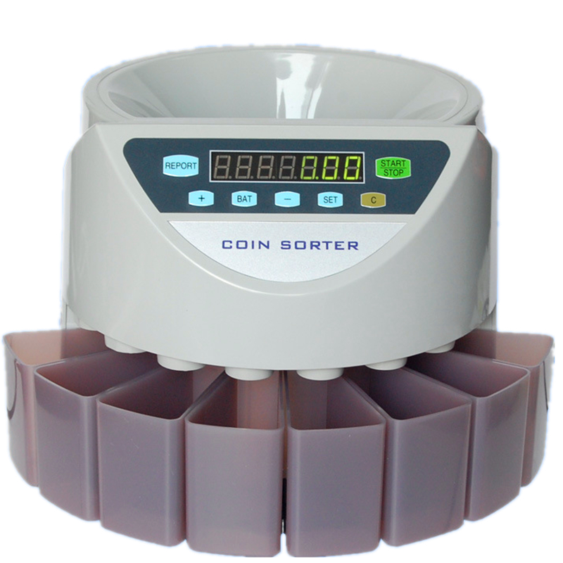 Coin Counting Machine For Euro, Mathematics, Thailand and Southeast Asian Coins
