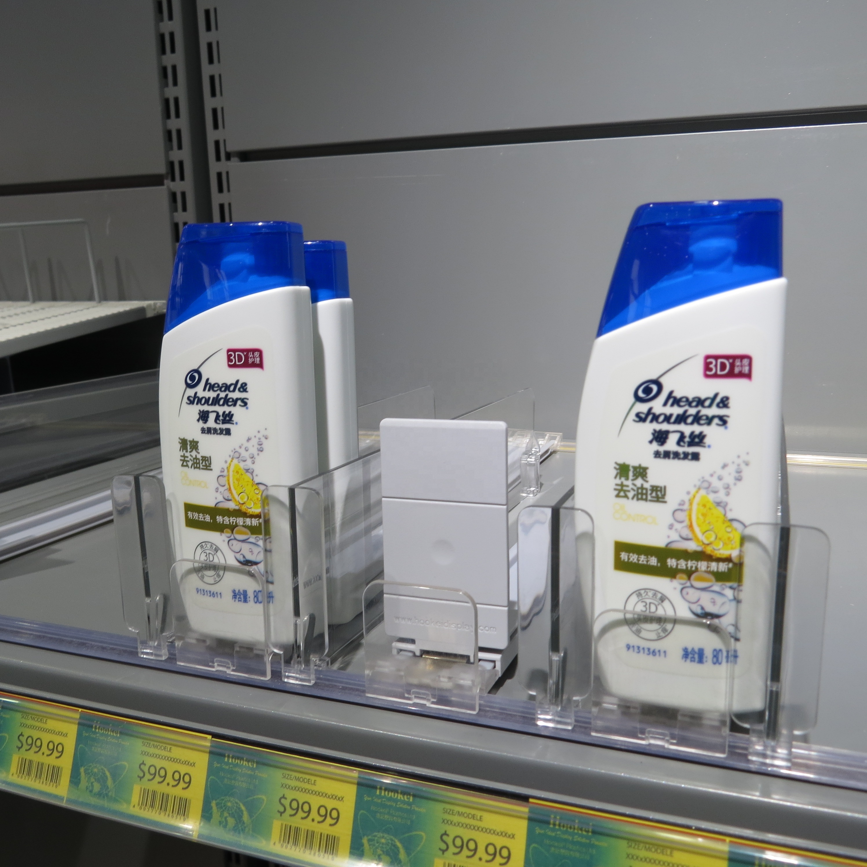 Высококачественный бесплатный образец продукта пластиковый толкатель для супермаркета