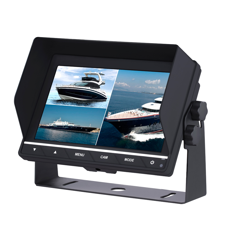 720/1080P AHD monitor 3CH input with touch button