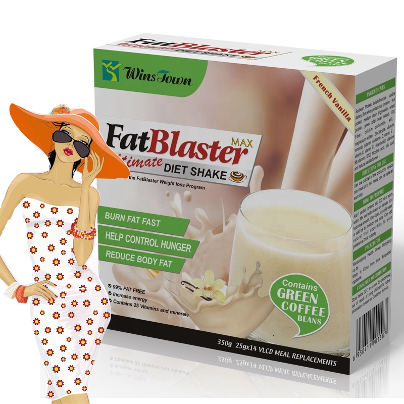 WinsTown blaster для похудения диета молочный коктейль быстрая потеря веса Сменные коктейли ванильный вкус кофе