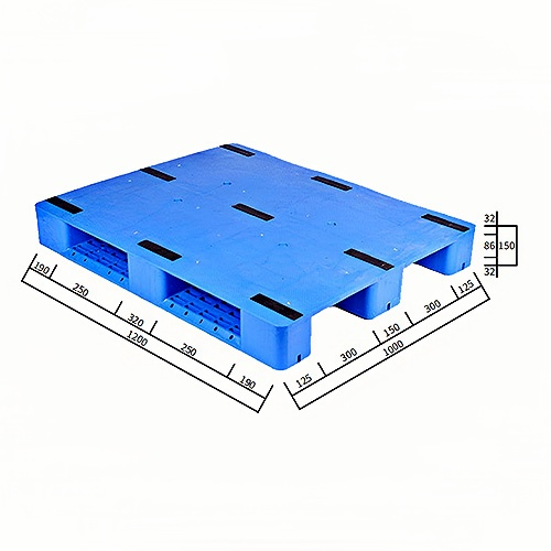 Xindayuan Highly Recommended 1200X1000 HDPE & PP Material Flat Plastic Warehouse Pallet for Storage & Logistics for Sale