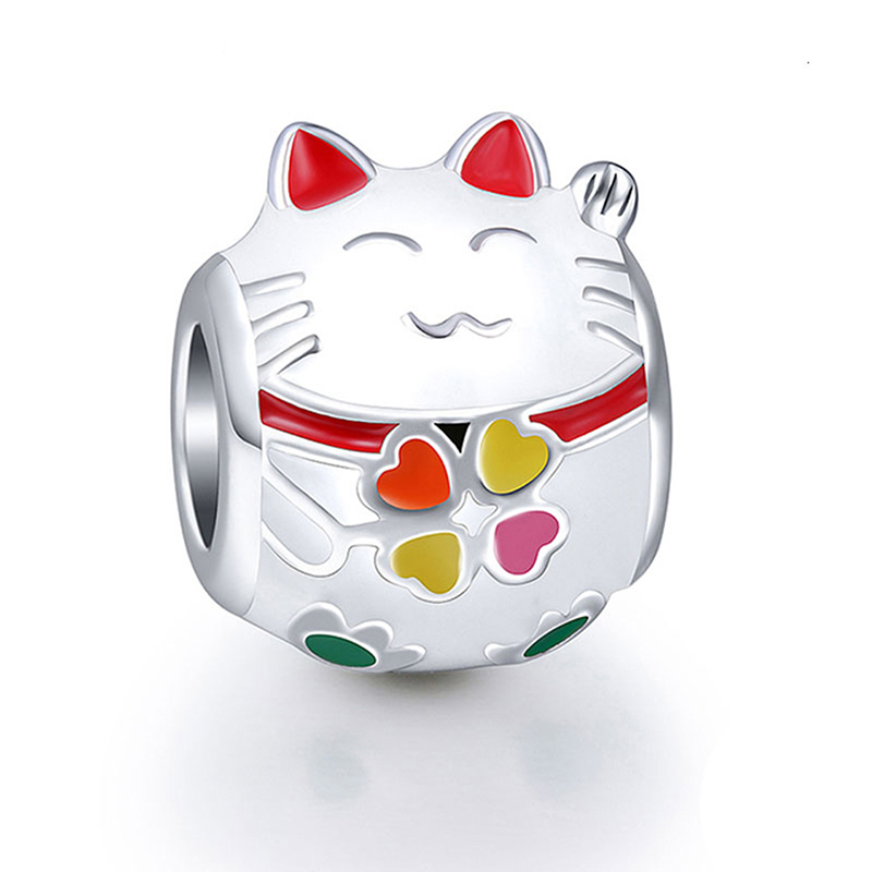 RINNTIN CB73 Lucky bracelet bead jewelry 925 sterling silver charm bracelet