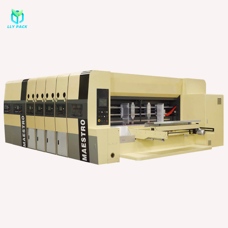 Fully Automatic High Speed Die Cut Print Machine Carton Flexo Printing Slotting Die-Cutting