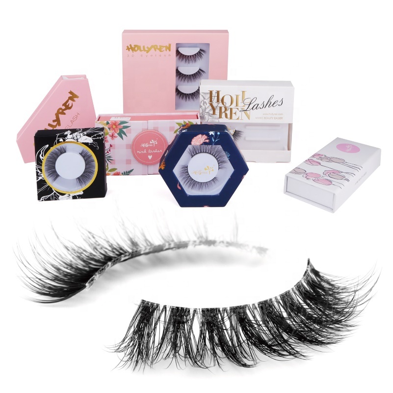 Wholesale Individual OEM Own Brand Handmade 3D Faux Mink Eye lashes