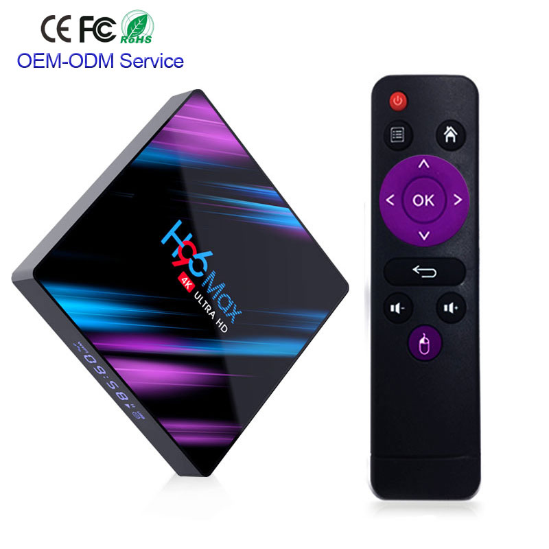 2019 новейший Android TV Box H96 Max 2/16Gb с двумя камерами, процессор Rockchip RK3318 Smart TV для Android 10,0 коробка BT встроенный декодер каналов кабельного телевидения IPTV
