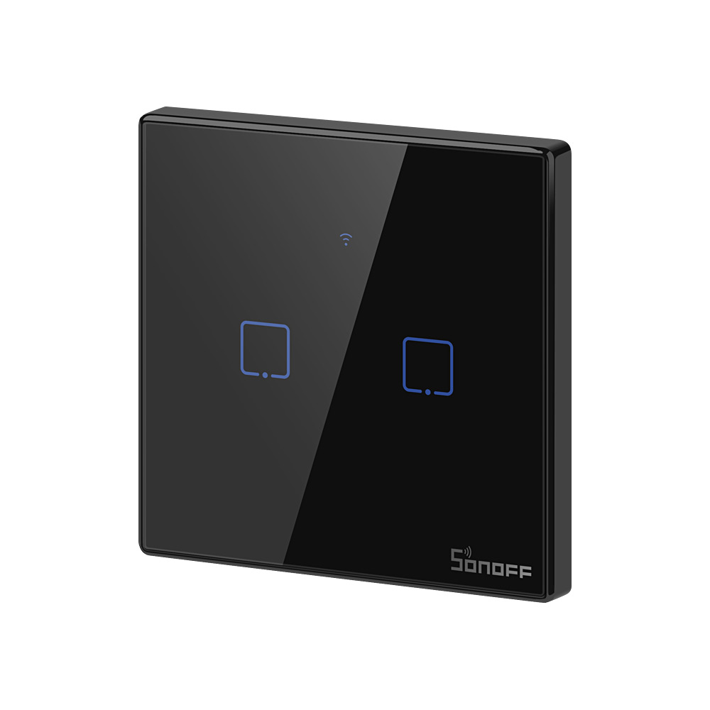 Интеллектуальный выключатель света SONOFF T1/T2/T3/T0 Wi-Fi Смарт настенный сенсорный переключатель TX все EU/US/UK US 1/2/3 через приложение Ewelink/RF433/голос/Touch умный контроль
