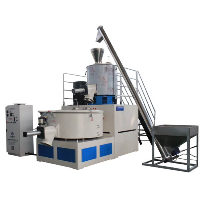 Fully Automatic Plastic Heating Cooling Mixer SRL-Z300/600 High Speed PVC Raw Materials Hot Cold Mixing Machine Units
