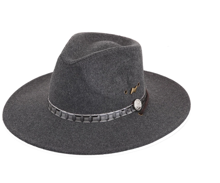 Women Vintage Belt Buckle Bowler Cloche Cap Fedora Hat Low Price Direct Sales Fashion 5-fedora Hat as Customer Design Customized