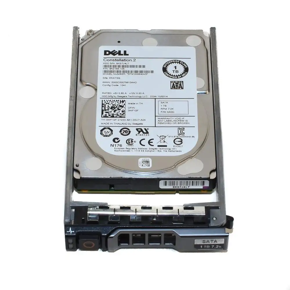 Server Hard Drive Dell Server 1TB 7.2K RPM SATA 6Gbps 2.5in Harddisk Hard Drive Hdd