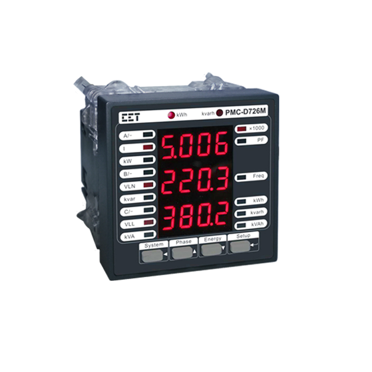 CET PMC-D726M DIN72 3 фазы светодиодный дисплей RS-485 с протоколом Modbus RTU ptz-камеры цифровой многофункциональный измеритель