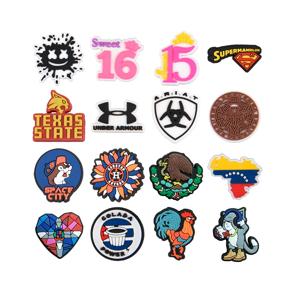 2022 wholesale new space city croc shoe charms custom rubber designer croc shoe decoration charms stranger things