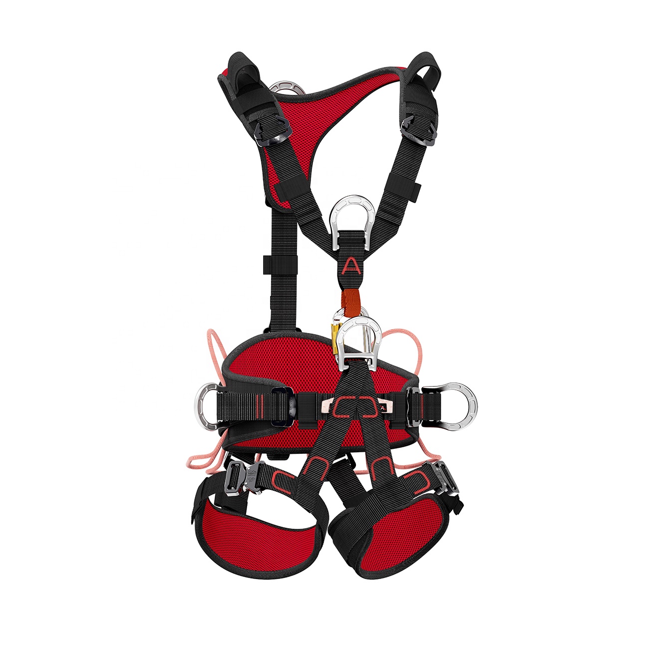 High quality high strength eco-friendly muli-color safety harness for full body harness