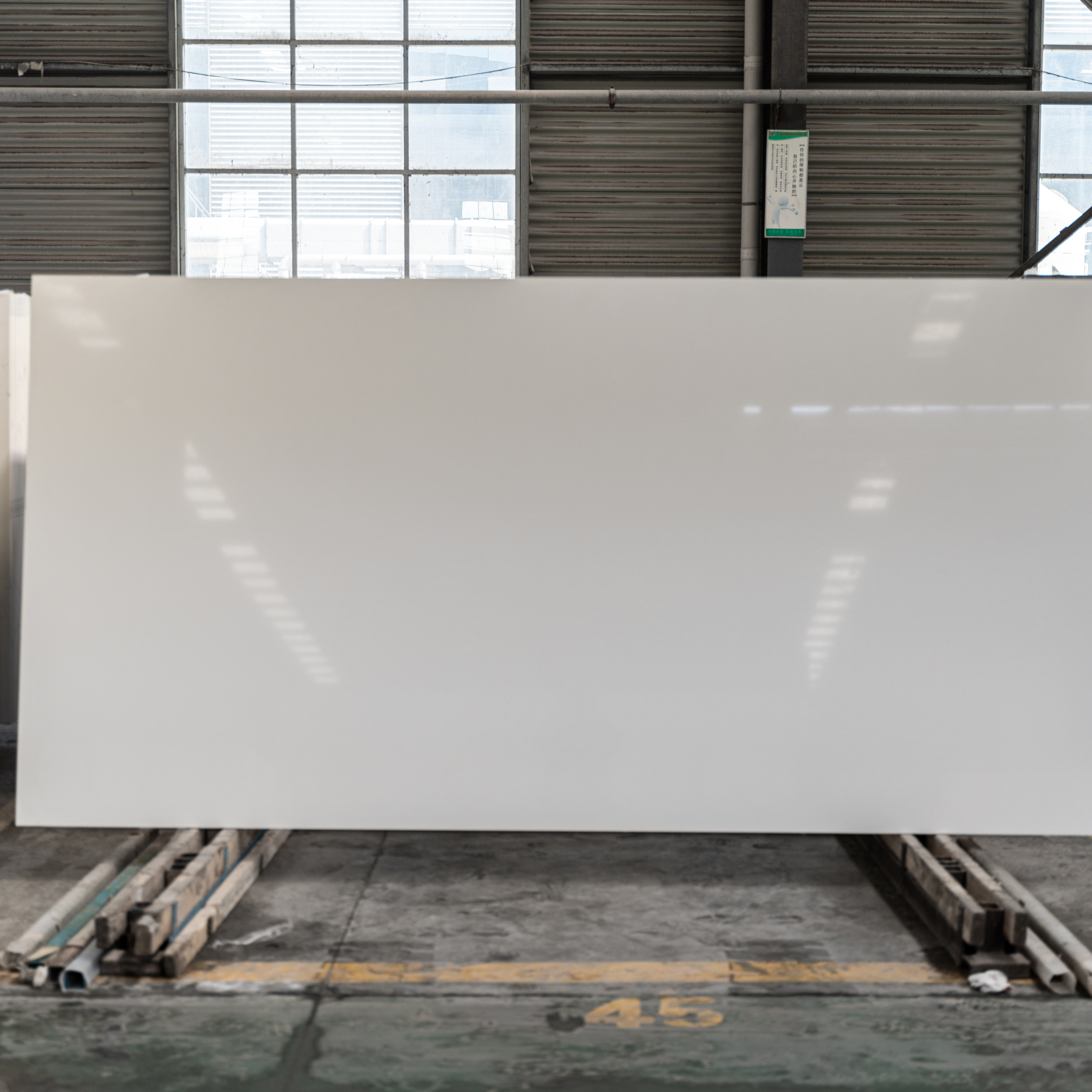 New Arrival Quarts Slab Pure White Quartz Prefabricated Countertop White Quartz Stone for Kitchen