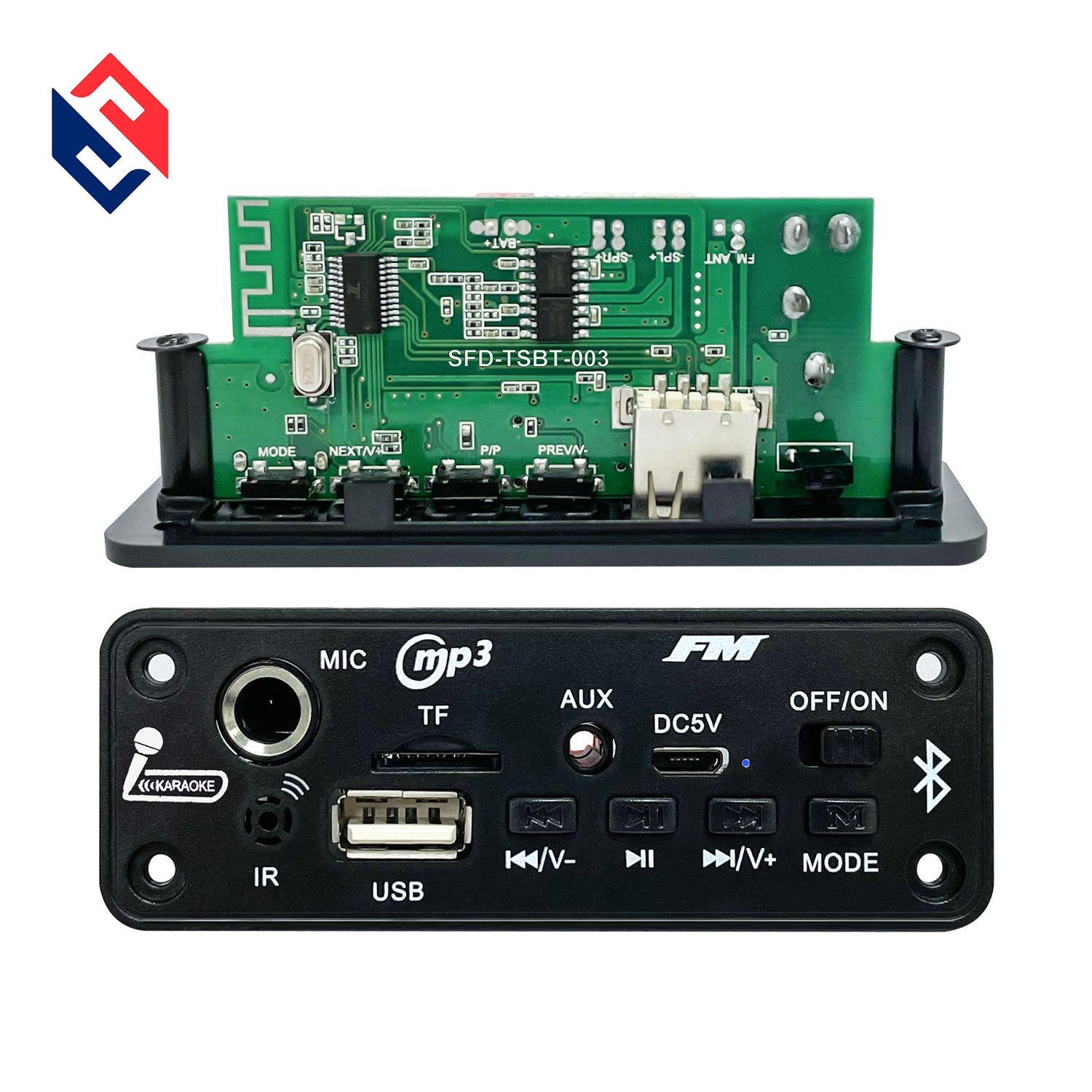 Лидер продаж, USB 3,7 В, 5 В, MP3-плеер, модуль Bluetooth, усилитель, декодер, плата, микрофон, комплект для музыкального динамика, радио