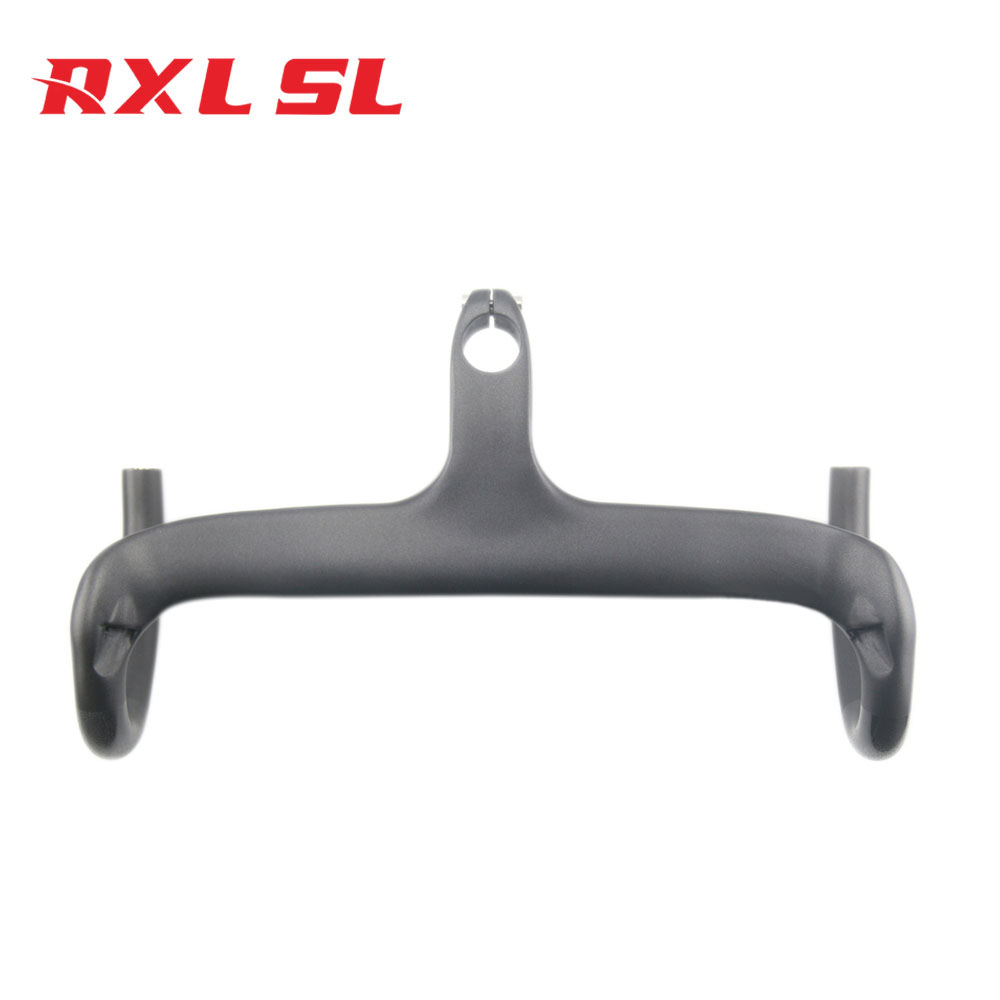 RXL SL OEM велосипедный карбоновый Интегрированный руль Внутренняя маршрутизация руля карбоновый дорожный велосипед 400/420/440*90/100/110/120 мм