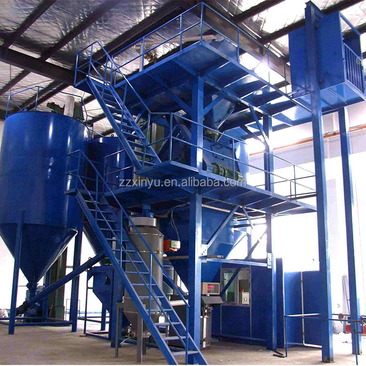 10-50t/h machine production lines simple dry mortar mix plant for Pakistan Peru