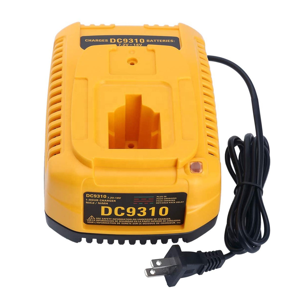 UK Бесплатная доставка батарея зарядное устройство для DEWALT DC9310 7,2 Вольт до 18 вольт быстрое зарядное устройство для никель-металл-гидридных и никель-кадмиевых типов аккумуляторов батарея DC9096 свяжитесь с нами