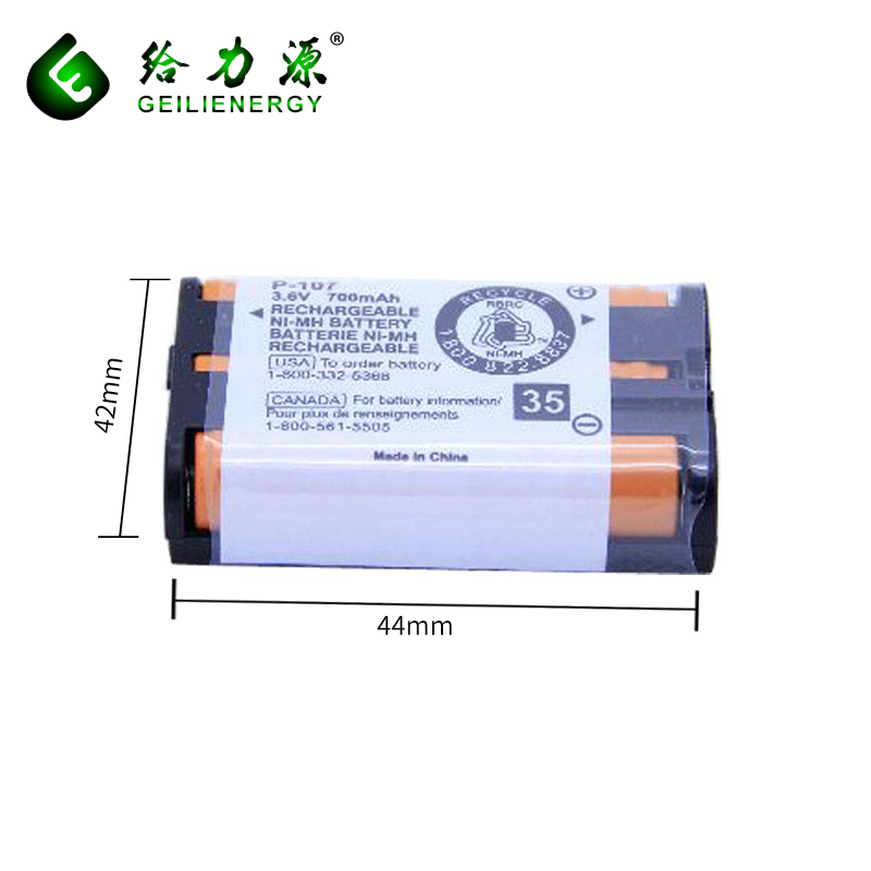 Высокое качество OEM AAA 3,6 v аккумуляторов для беспроводных телефонов для HHR-P107A/1B HHRP107A/1B Сделано в Китае