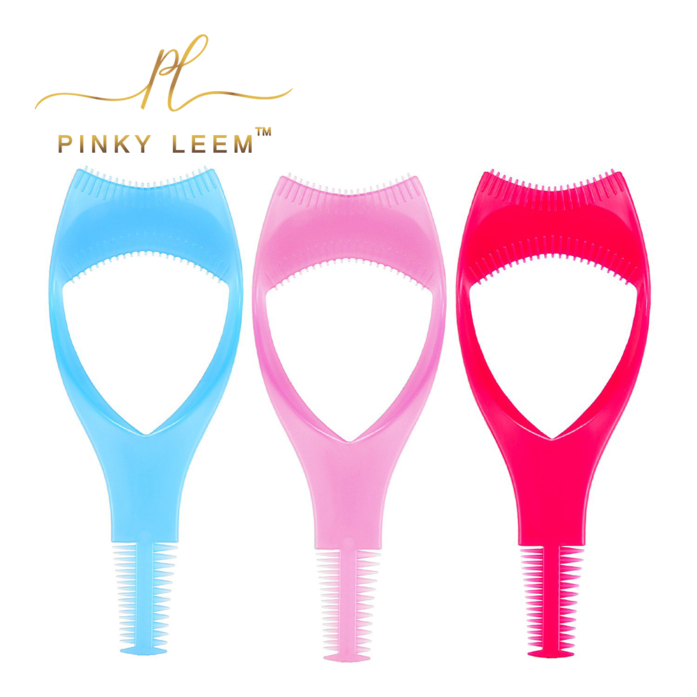 Pinky leem портативный пластиковый набор для ухода за бровями липоголика для глаз 3 в 1 инструменты для аппликатора ресниц