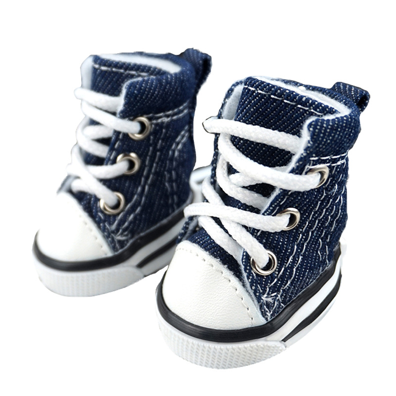 Canvas Classic Pet Shoes Paws Safety Vans Anti-Slipping Cat Shoes