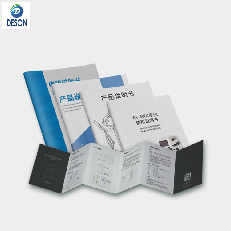 Deson Custom Books Printing Service Instruction Manual booklet Colorful Catalogue Printing book