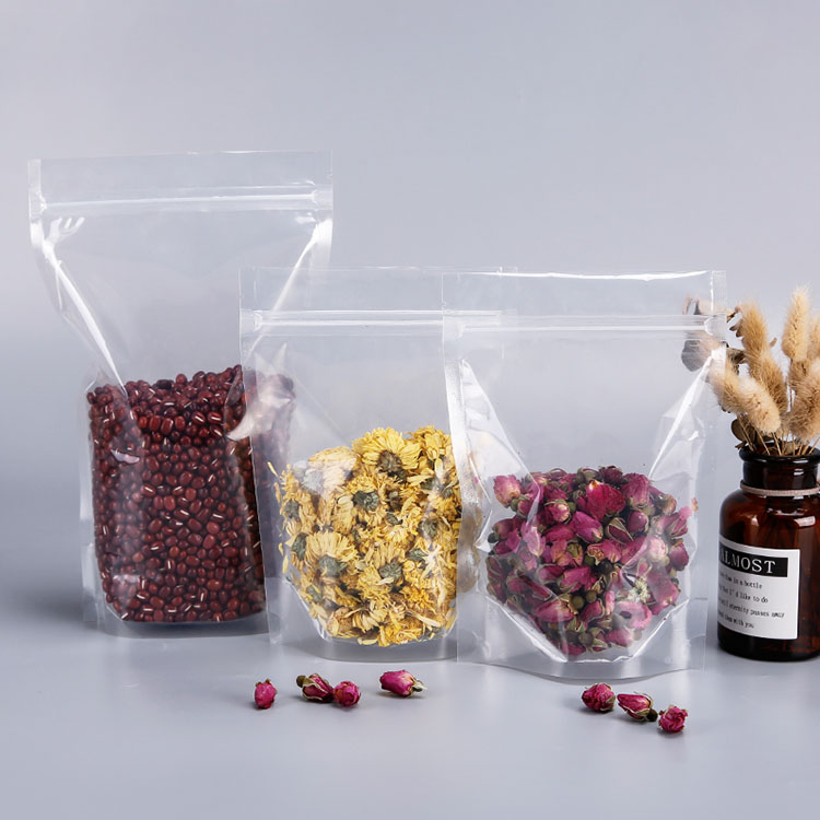 High quality clear stand up pouch