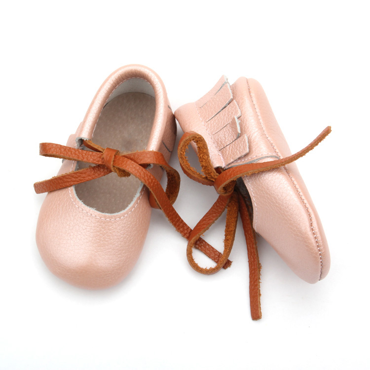 Hot Sale Infant Baby Dress Shoes Genuine Leather Baby Girl Footwear Mary Jane Shoes