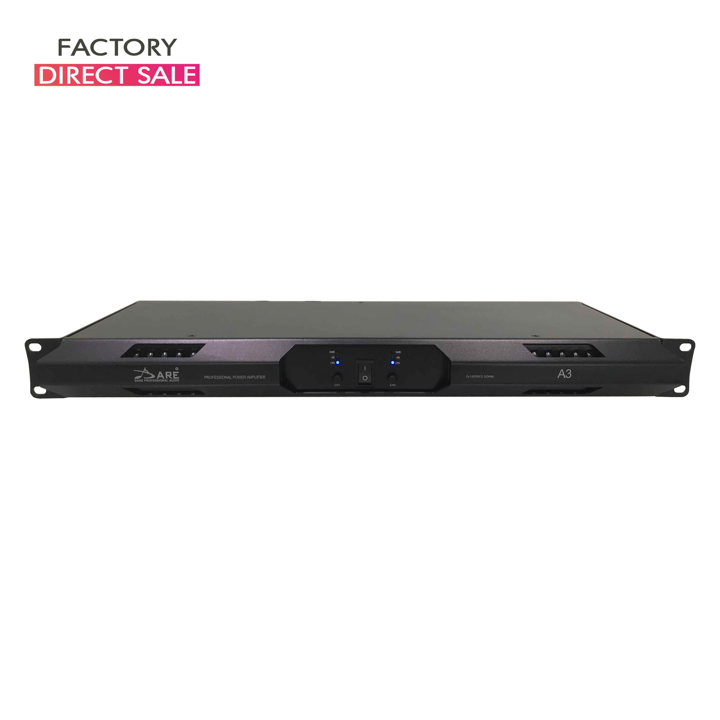 DARE 3600W усилитель высокой мощности 1U Класс D профессиональный усилитель мощности для KTV, Bar, club