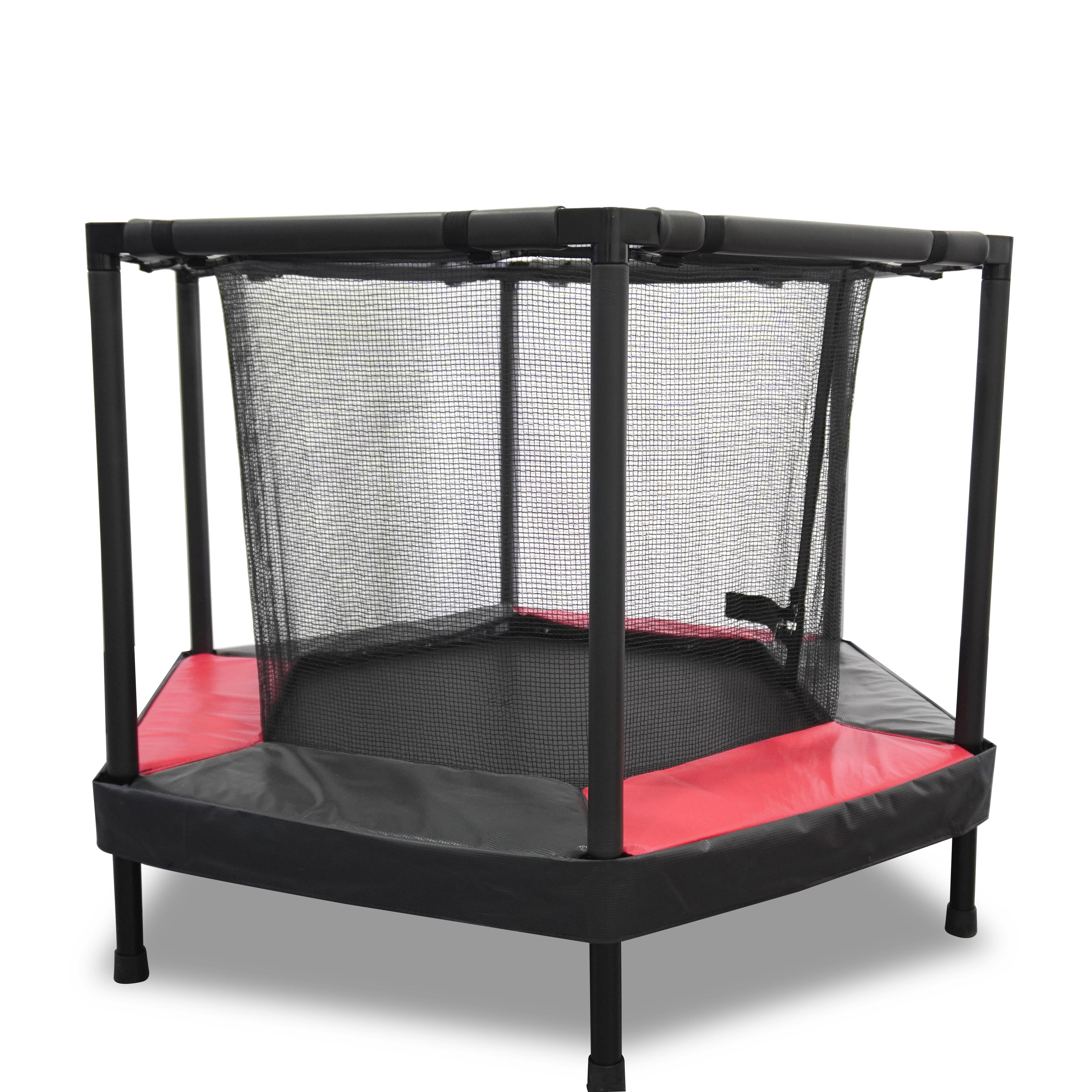 Popular Outdoor Kid Trampoline with Safety Enclosure Net for Kids