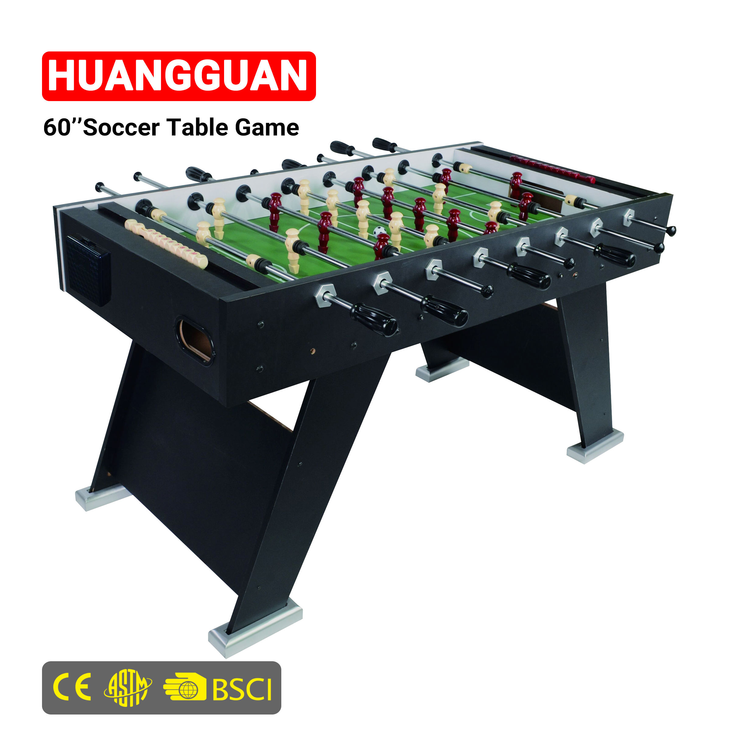 Huangguan, 60 дюймов, футбольная игра, оптовая продажа с фабрики, футбольный стол для игры в ночное время, профессиональная настольная игра для игры в футбол