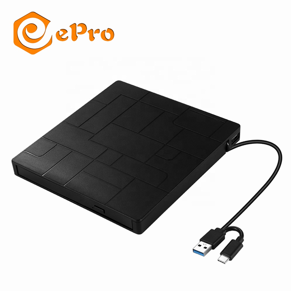 EDD19 Новый USB 3,0 Внешний оптический привод DVD CD dvd-r устройство чтения с кардридером