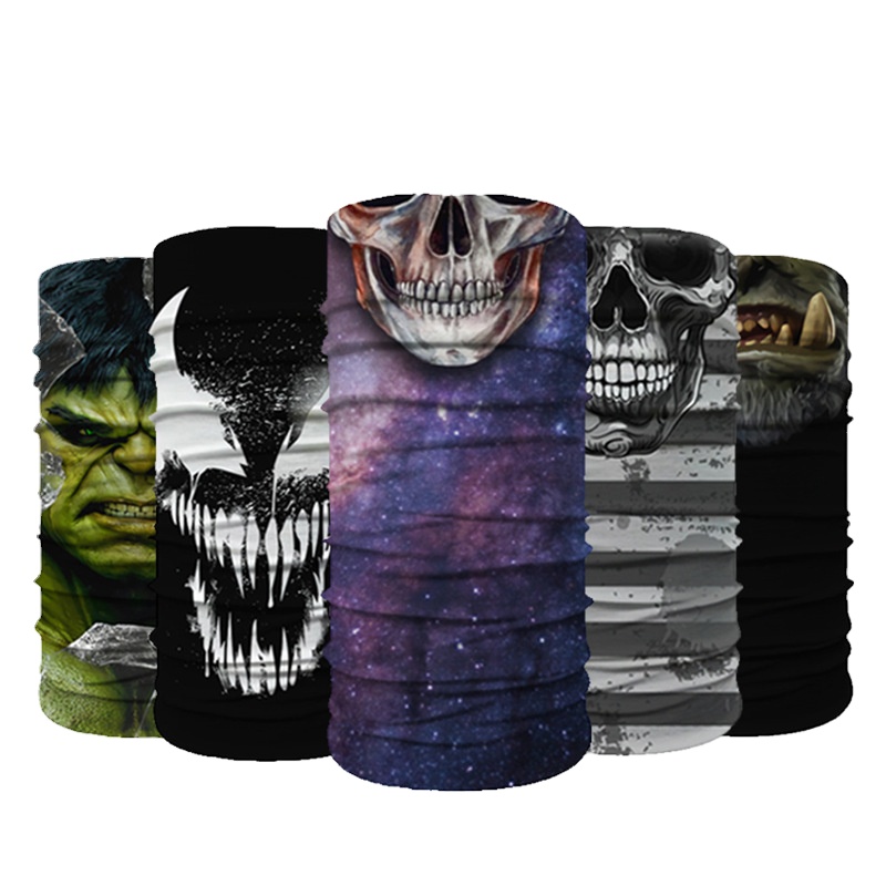 Multifunctional Headwear Face Neck Gaiter Scarf Custom Logo Print Neck Face Mask Bandana