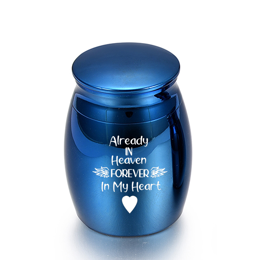 Factory Cremation Urn for Pets /Human Ashes Mini Angel Wings Keepsake Urn Aluminum alloy Memorial Keepsake Urns Ashes Pendant