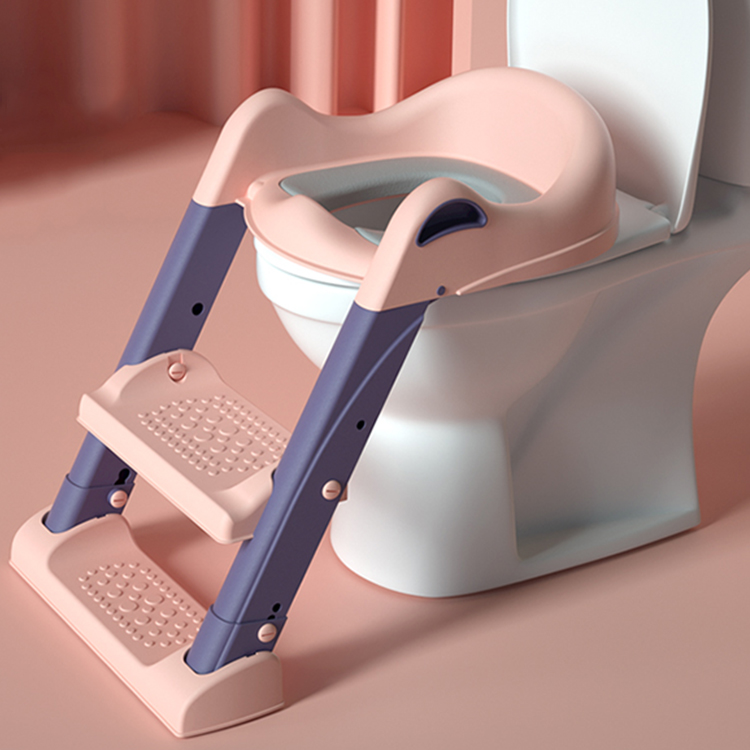 Kids Plastic Travel Toliet The Bottom Is Safe and Stable Be folder By One Hands Potty Chair Adjustable Potty Chair