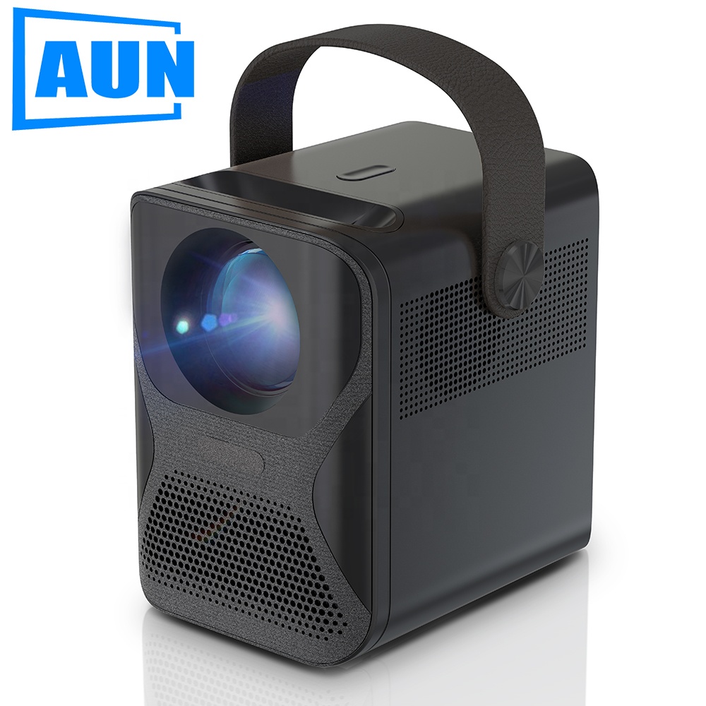 AUN ET30S + Бэтти 7800 мАч Full HD проектор 1920x1080P Android WIFI мини-проектор для домашнего кинотеатра 4k декодирования