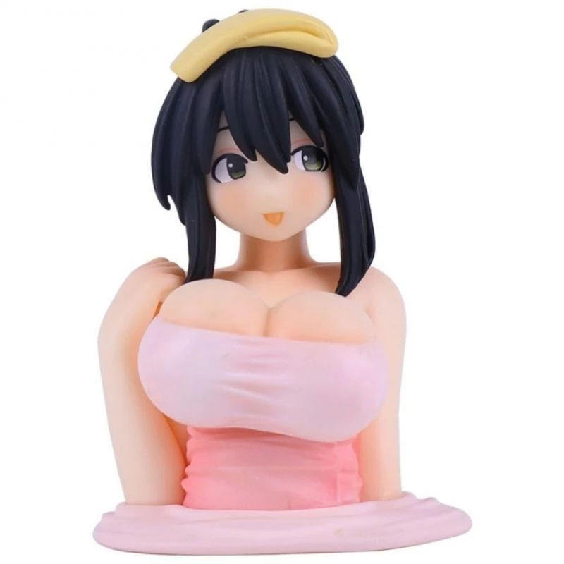 Kawaii Anime Statue для Car, Girl Figure, Chest Shaking Ornaments, Sexy Girl Figure, Decoration Doll Figurine