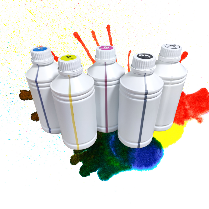 Premium 1000ml DTF Textile Pigment White Ink For Pet Film Dtf Printing