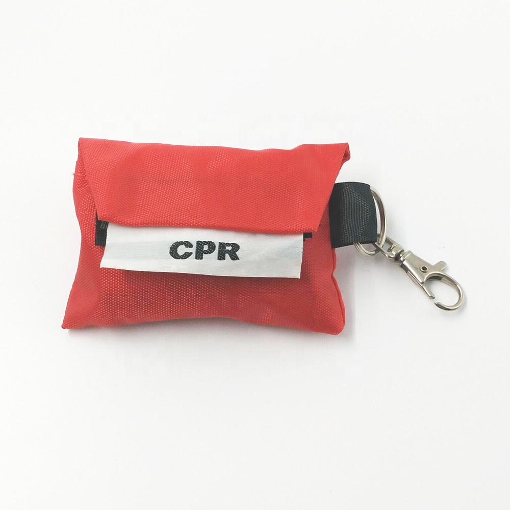 Новый продукт рекламный подарок cpr лицевой щит с перчаткой для рта в рот маска кардиоплегочная реанимационная маска