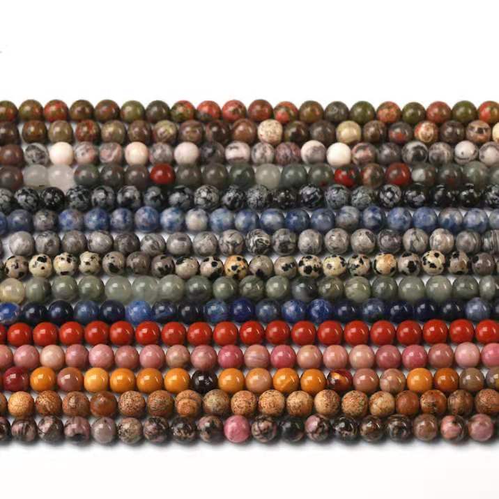 KDB7720 Wholesale Natural Round Stone Beads Gemstone Loose Beads For Jewelry Making