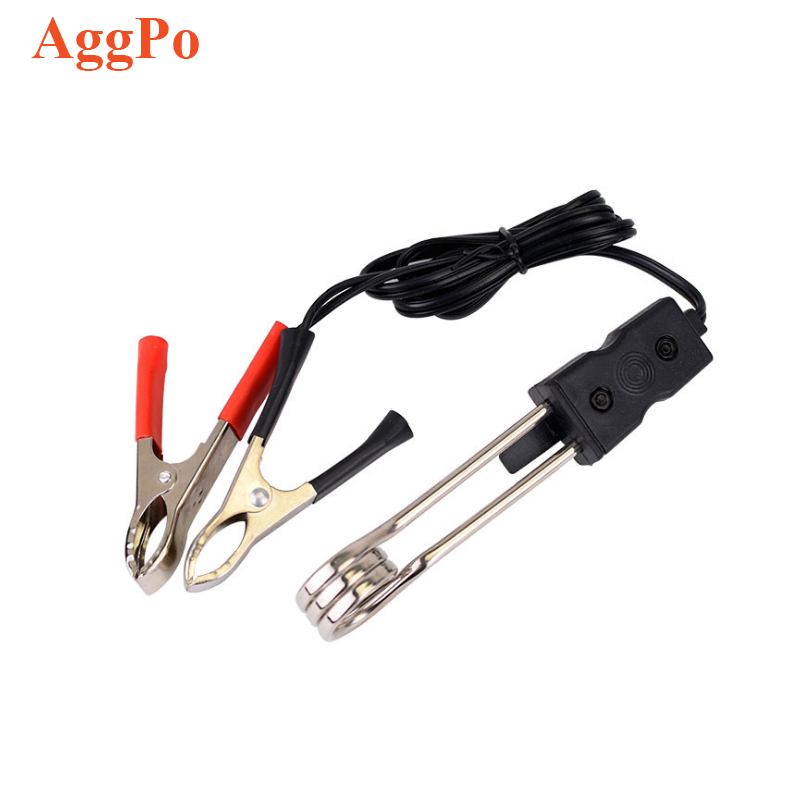 Electronics Car 12V Battery Clip Water Heater Camping Hot Fast Boiling Electric Car Tea Coffee Immersion Water Heater Stick