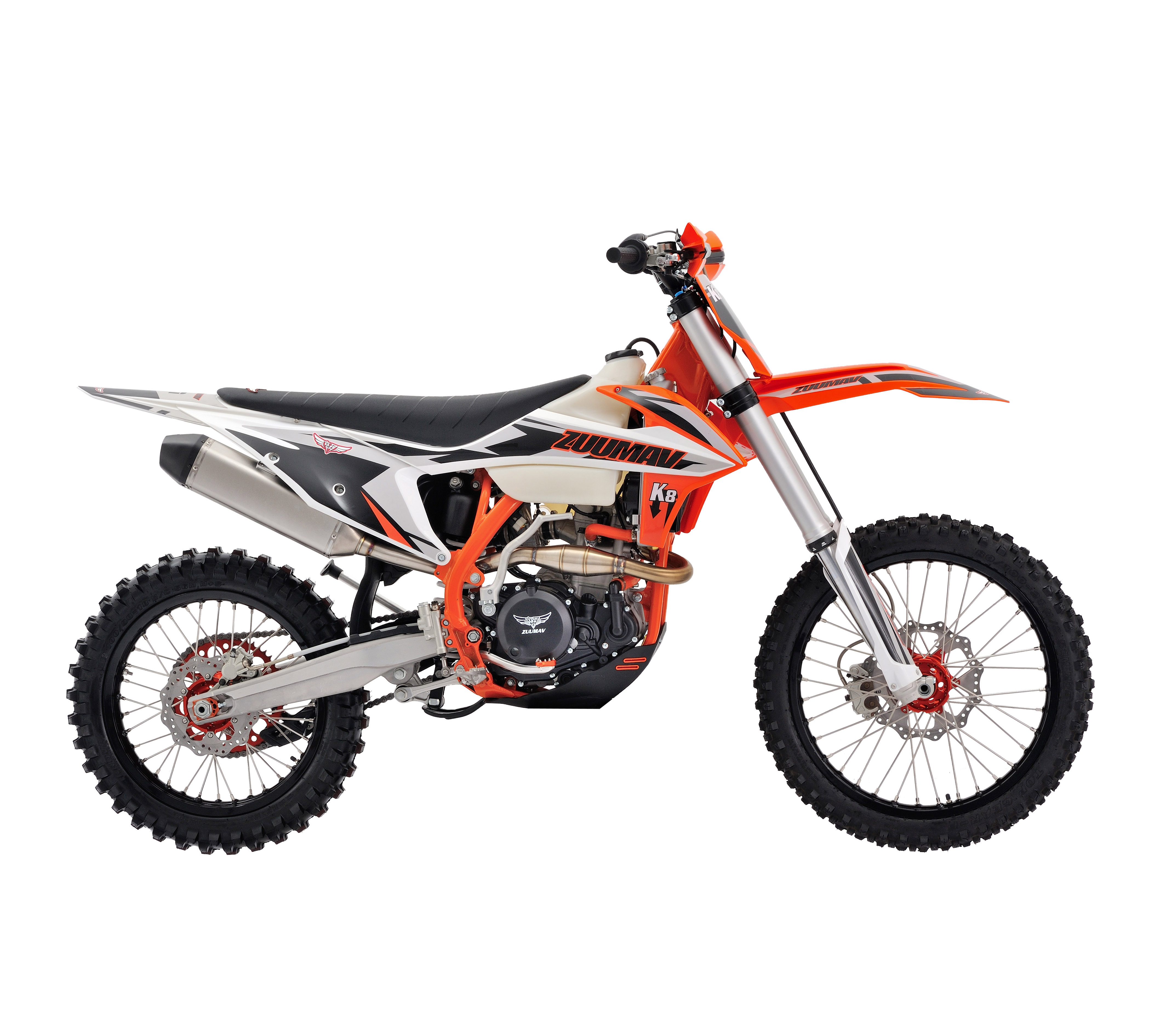 ZUUMAV K8 -NC250 Automatic Dirt Bike with Max tank Enduro Motorcycle
