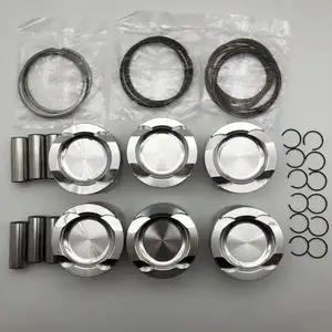 Forged Pistons 84mm For BMW N54B30 With Pins And Rings Best Quality