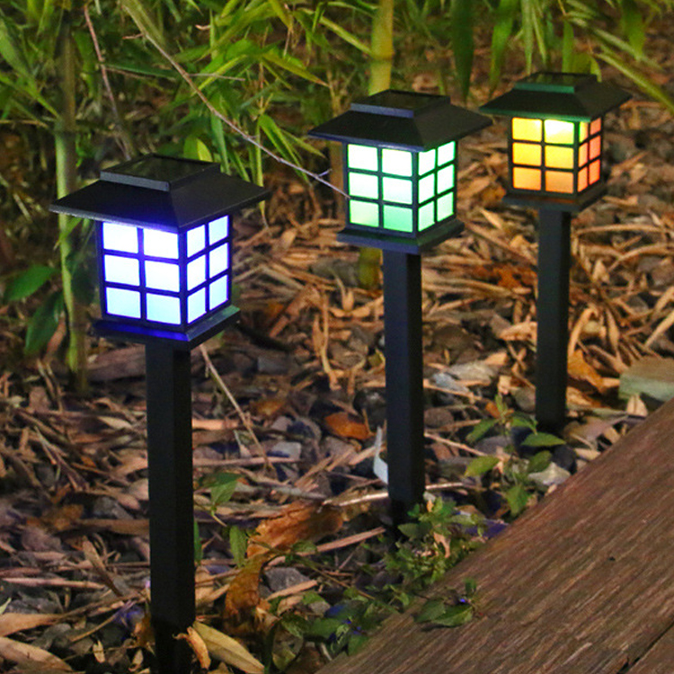 Color garden light decoration modern IP65 outdoor solar lawn lamp solar garden light outdoor waterproof led solar garden light