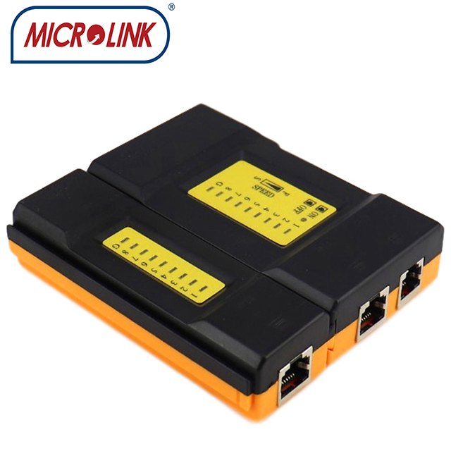 Карманный тестер для сетевого кабеля Ethernet RJ45 8P8C 6P6C 6P4C 6P2C RJ12 RJ11, диагностика карты телефонной линии